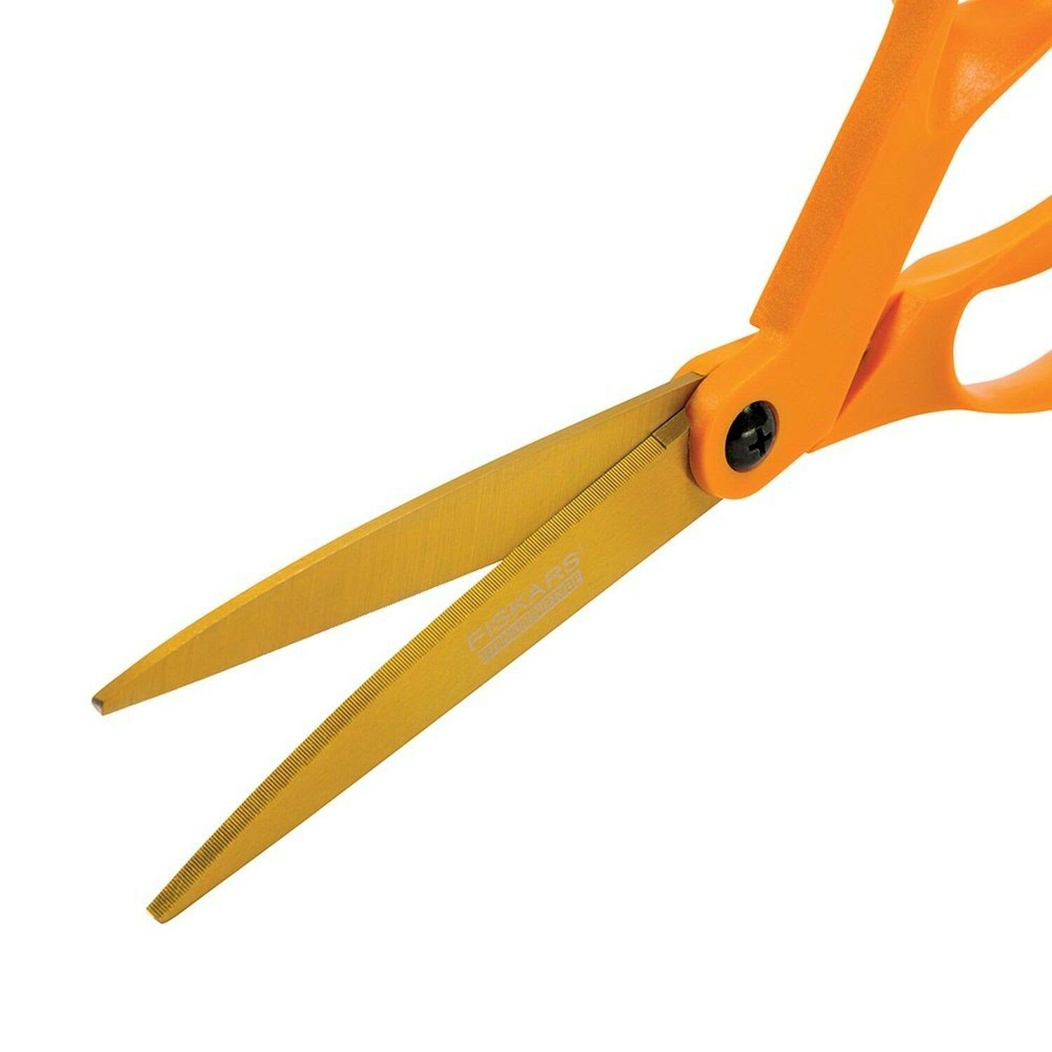 9 inch Serrated Titanium Nitride Shop Shears F604