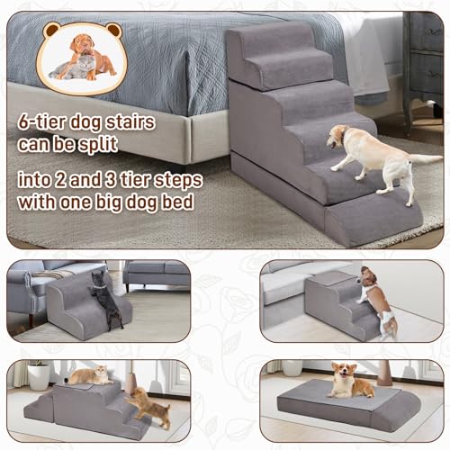 30 inch 6 Tier Non-Slip Pet Stairs D235