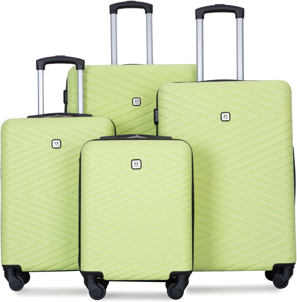 4 Piece Lightweight Luggage Set with TSA Lock & Spinner Wheels G6907