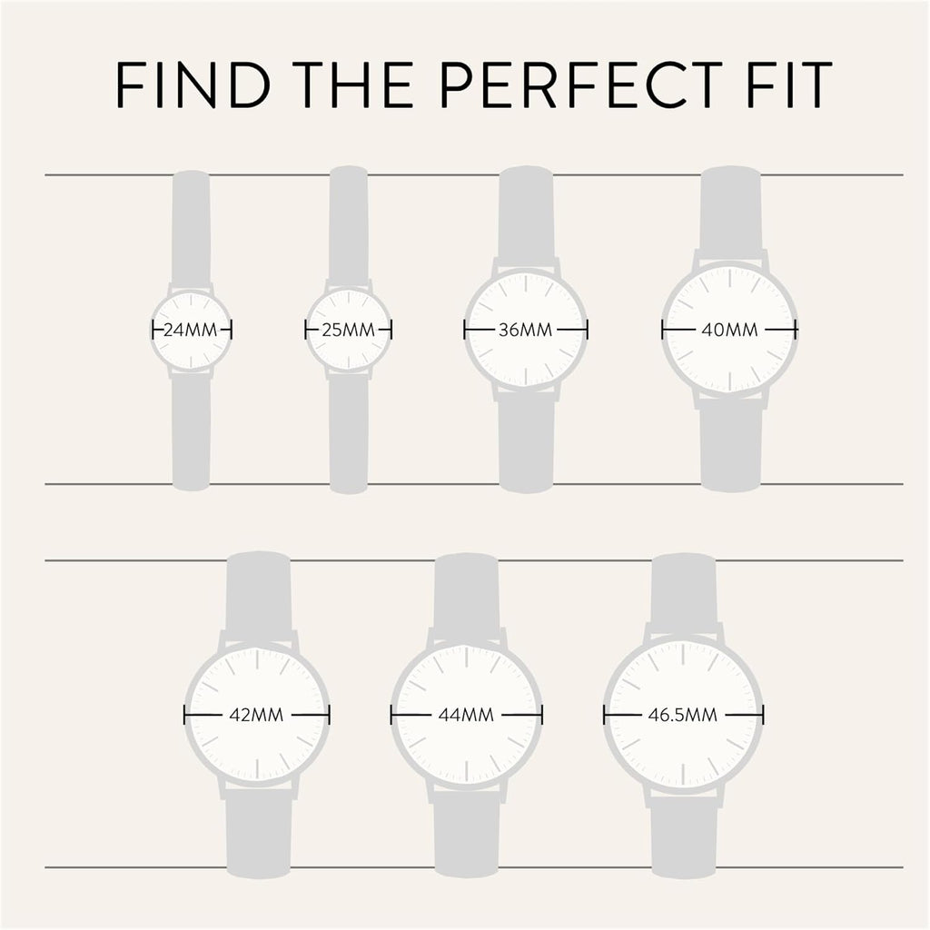 Slim Analog Watch - Minimalist, Water Resistant 3 ATM/30 Meters Dress Watch - Japanese Quartz Wristwatch - 42mm P721677