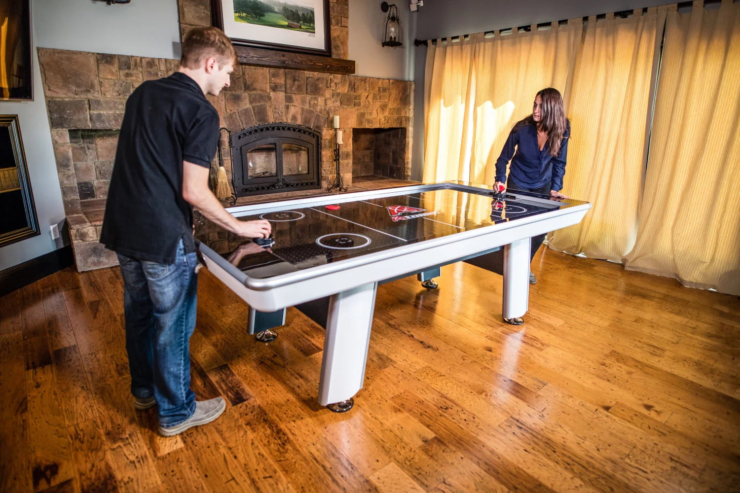 8' Hockey Table with LED Scoring O46325