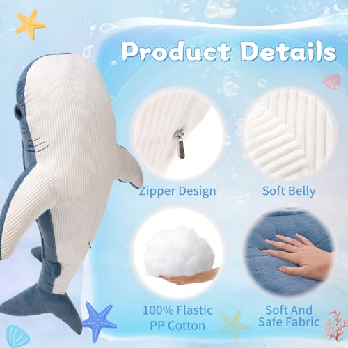 51 inch Giant Whale Shark Stuffed Animal Plush A2232