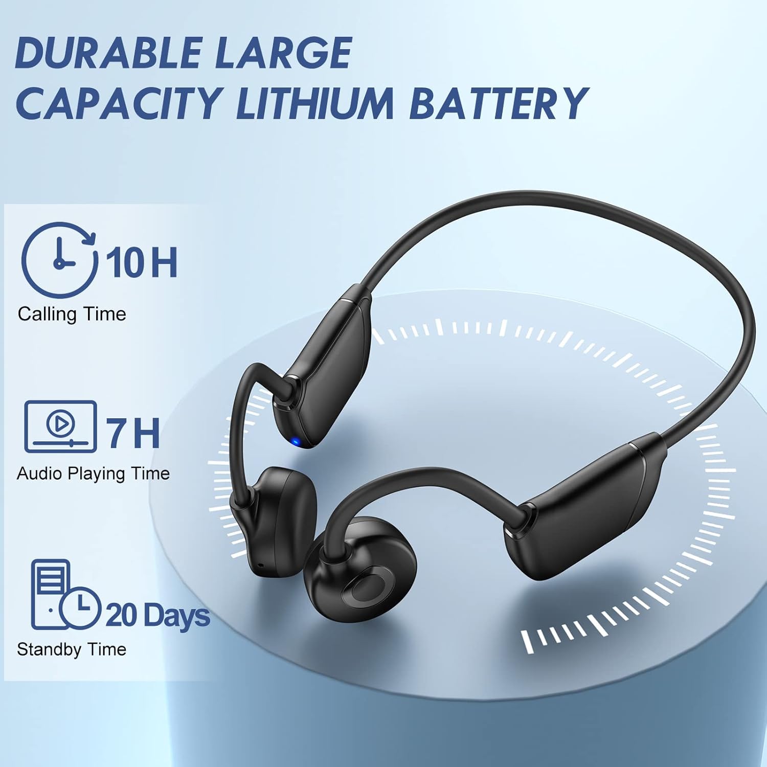 Wireless Open Ear Bluetooth Headphones IPX7 Waterproof Pack of 2 G19182