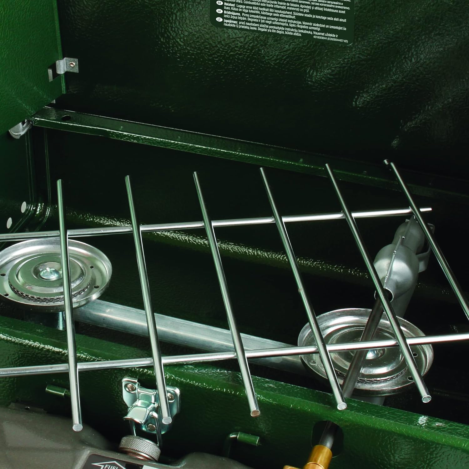 Green Double Burner Fuel Stove D2346