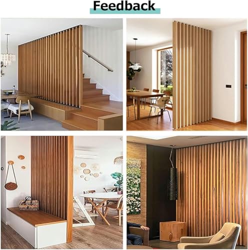 Wood Grain Screen Partition Post Aluminum Alloy Y54845