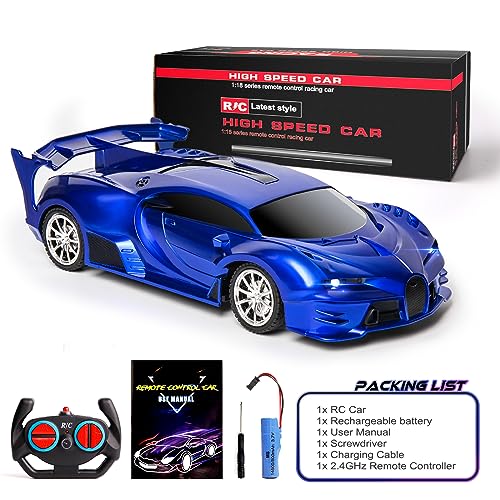 Red 2.4Ghz Rechargeable 1/18 RC Car Q2552