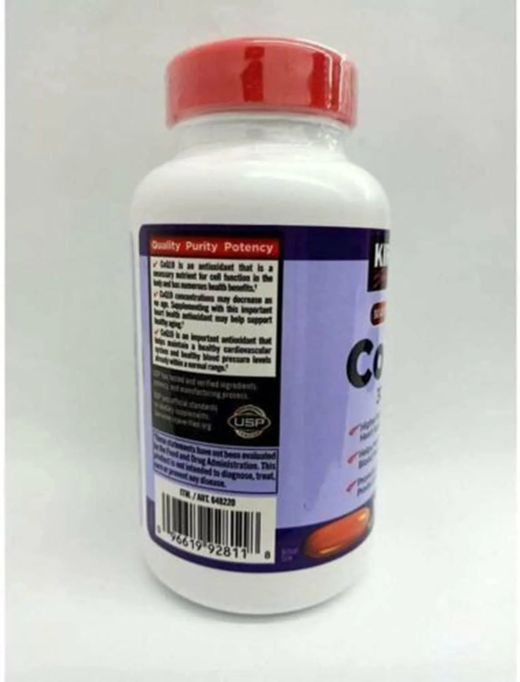 CoQ10 300mg Supplement 100 Softgels W53845