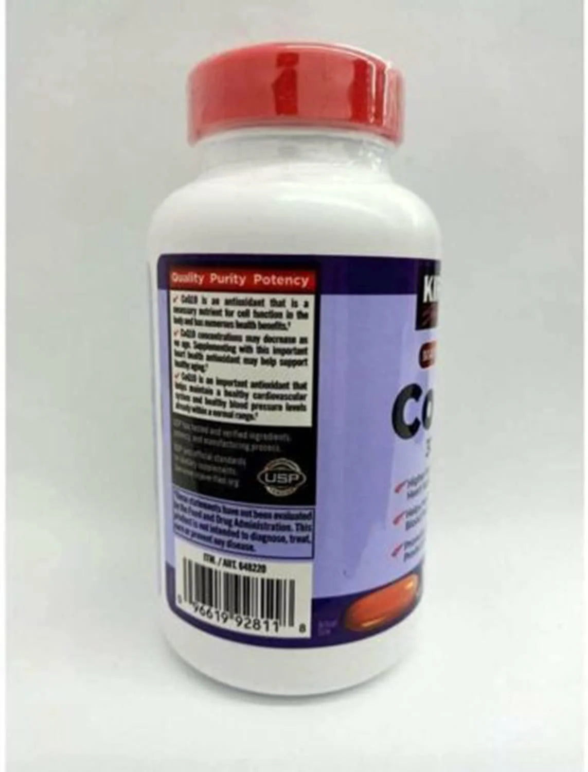 CoQ10 300mg Supplement 100 Softgels W53845
