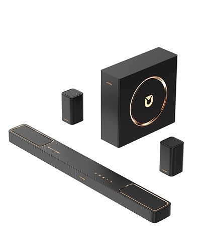 5.1.2ch Sound Bar with Dolby Atmos, 2 Surround Speakers, Subwoofer, BT 5.4, HDMI eARC Q52599