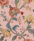 Victorian Jade Floral Peel and Stick Wallpaper U90475