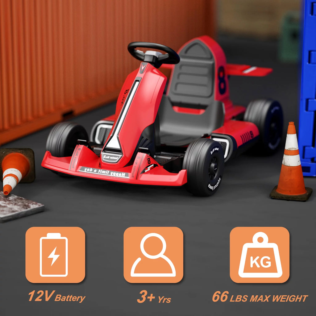 Electric Vehicles Pedal Go Karting Car Ride on Toys 12V N7975