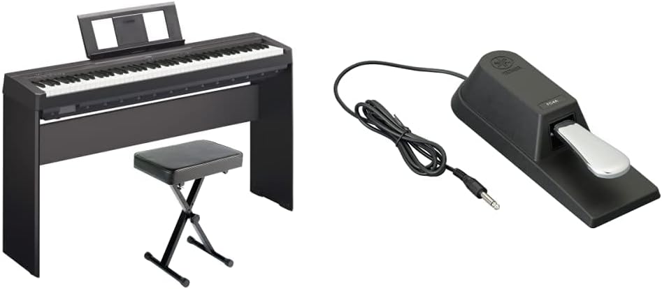 88-Key Weighted Digital Piano With Wooden Furniture Stand And Bench A12345