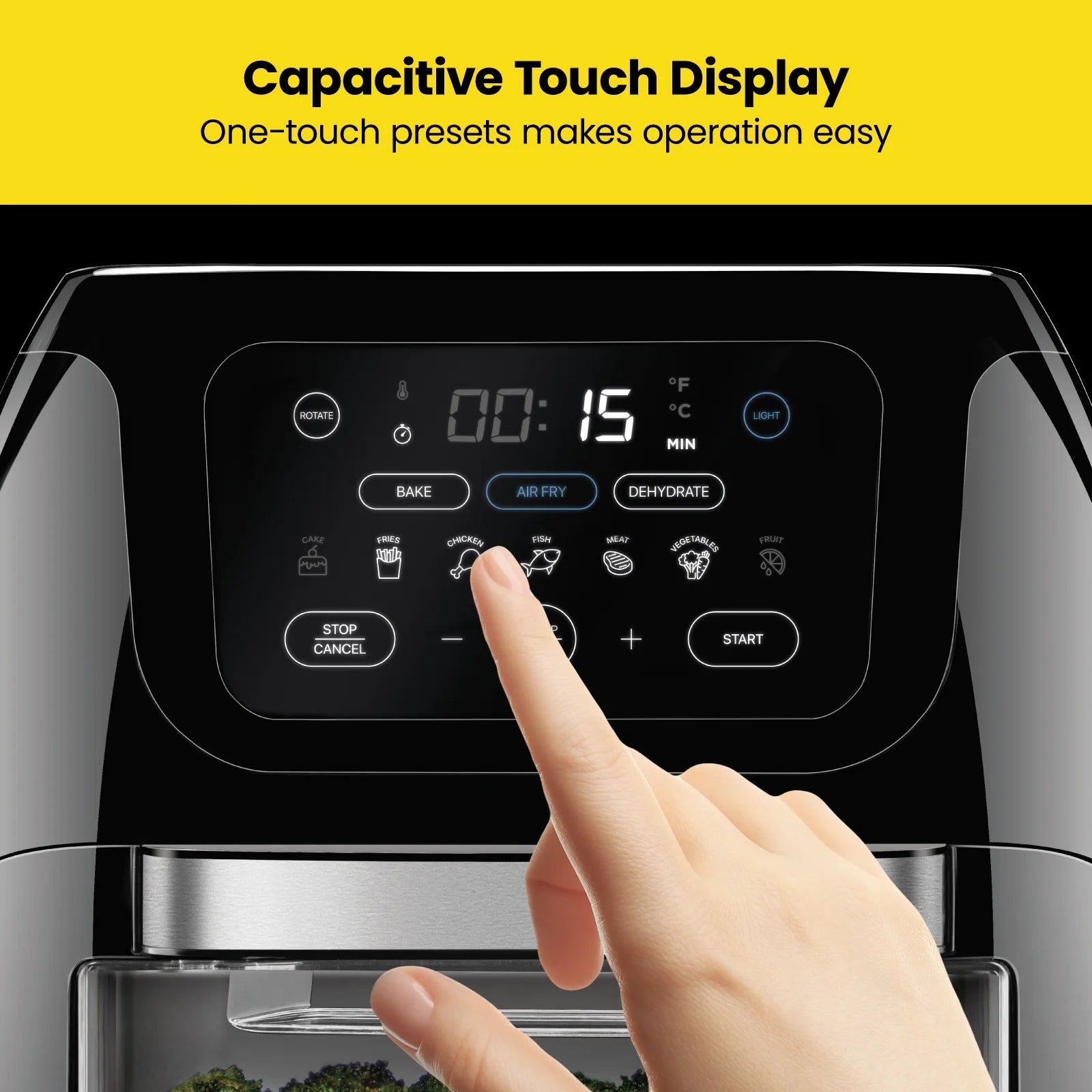 10L Black Digital Air Fryer Oven I212190