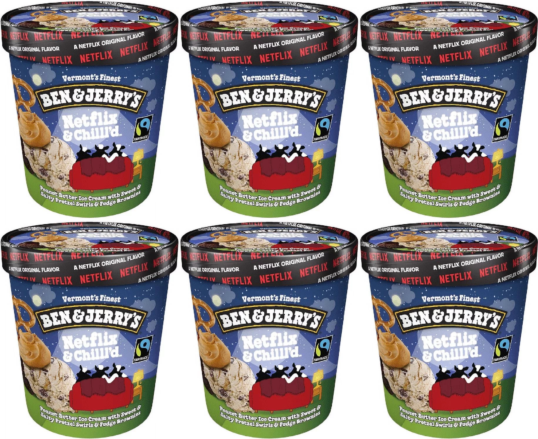 16 oz. Pint Ice Cream, 6-Pack Z175