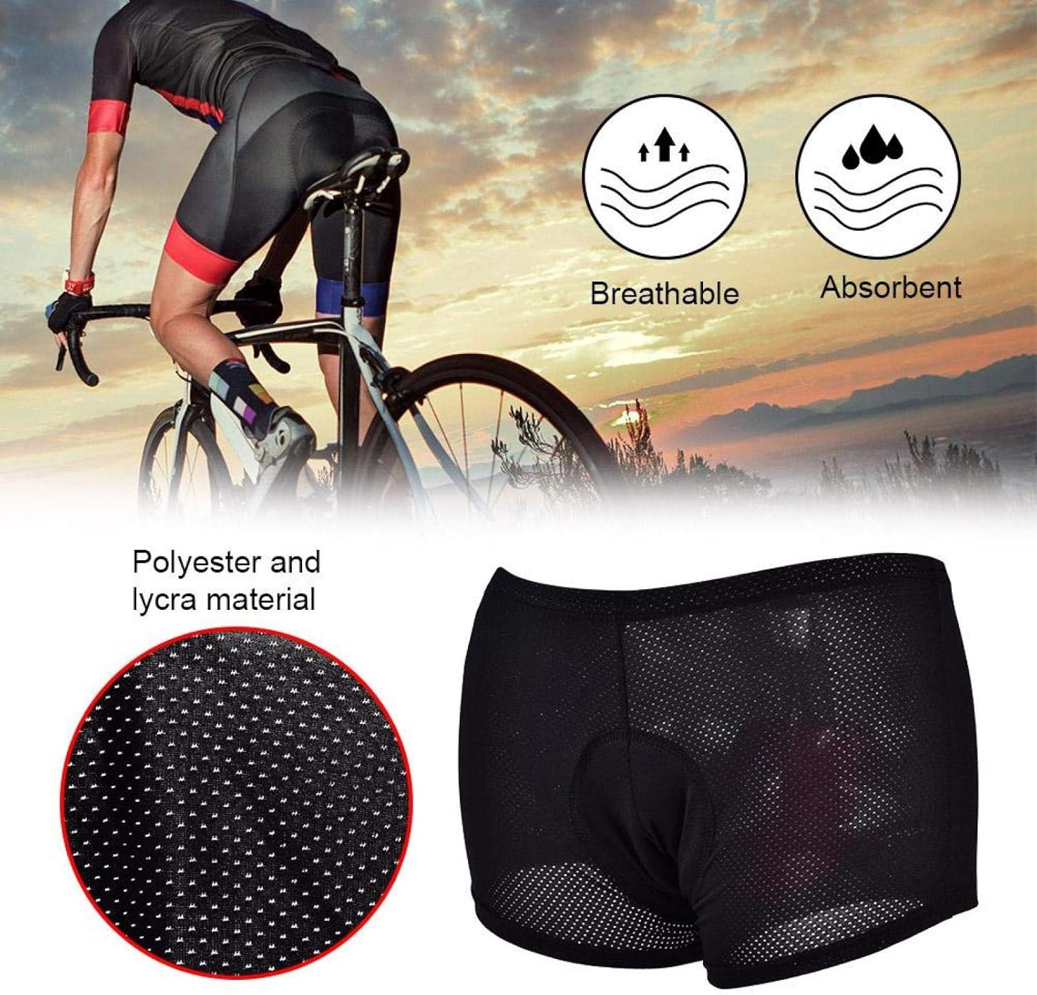 Men Outdoor Cycling Shorts 3D Padded Bike Bicycle Riding Shorts Pants F25828