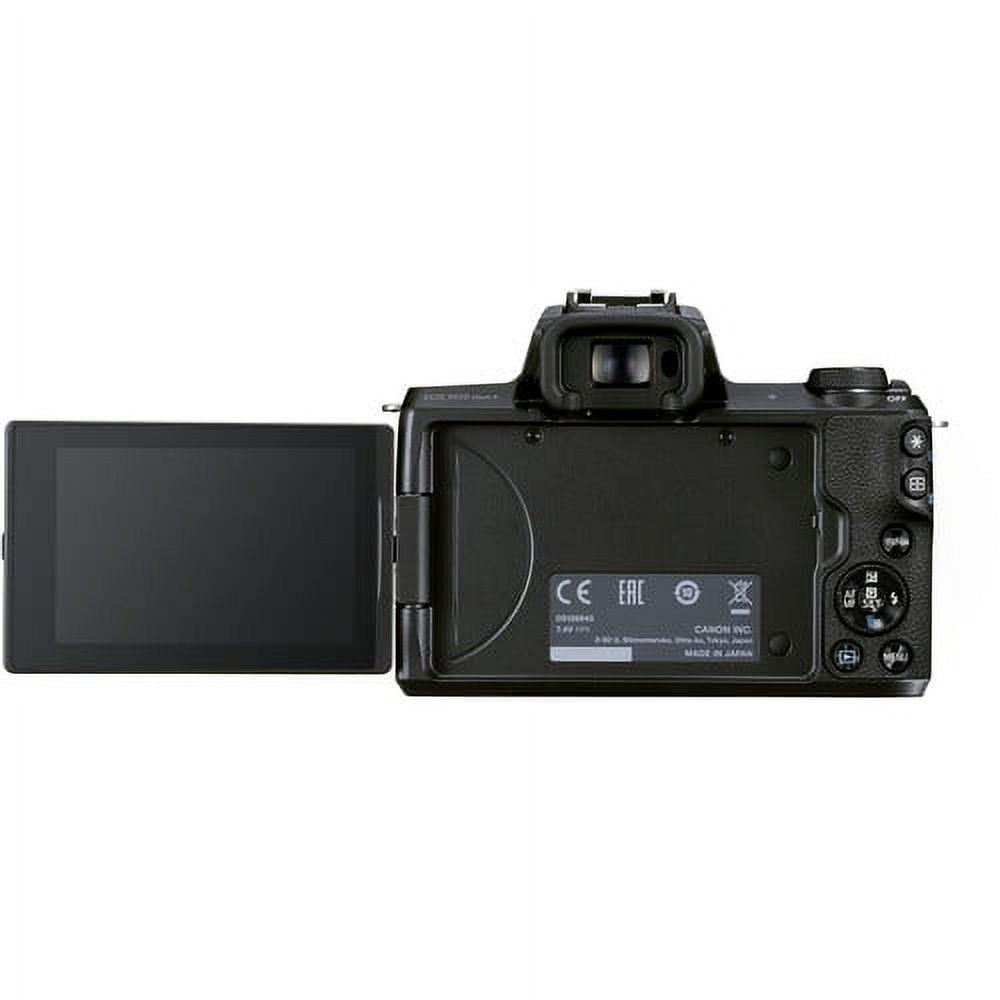 Mirrorless Camera with 15-45mm and 55-200mm Lenses (Black) Y757