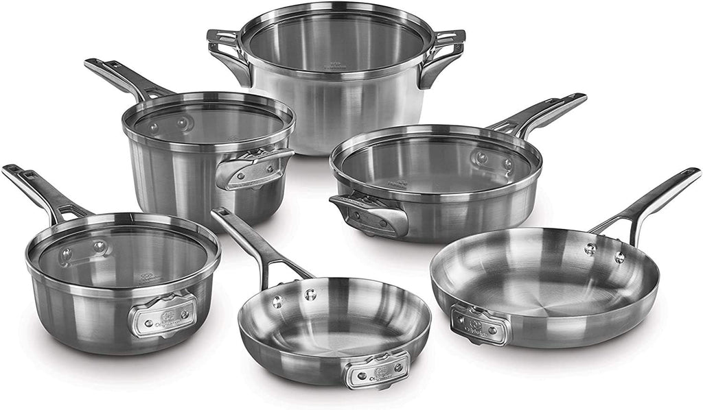 10-Piece Stainless Steel Cookware Set F34483