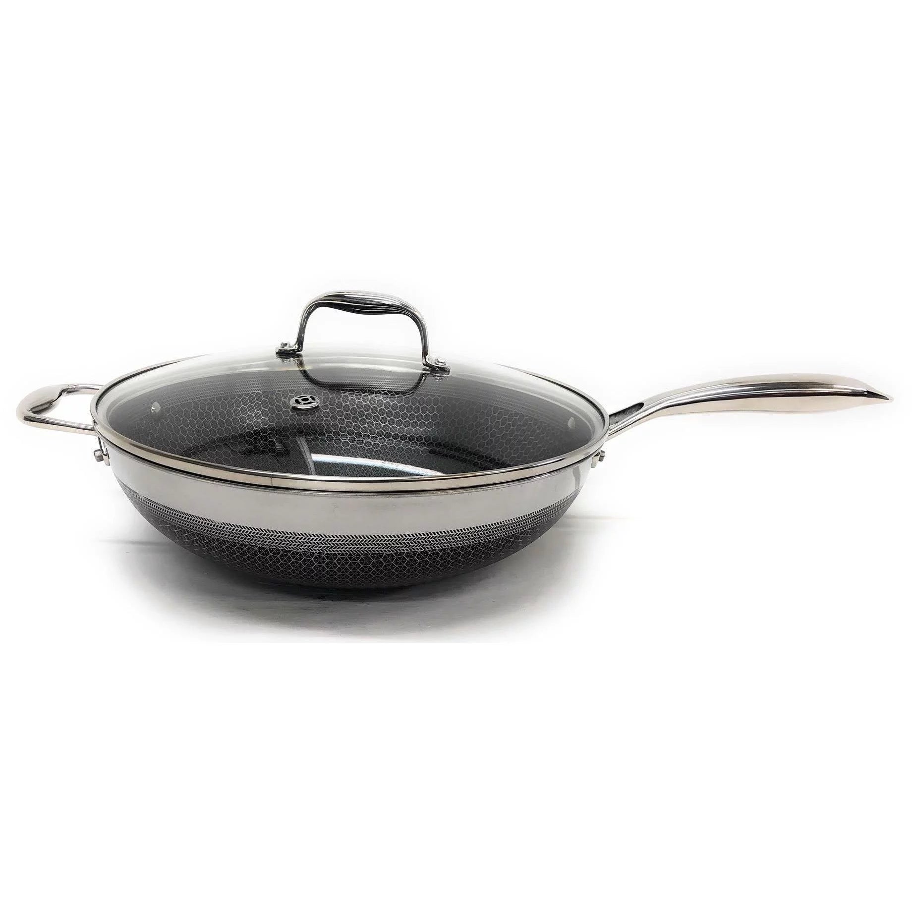 7 Piece Nonstick Tri-Ply Stainless Steel Cookware Pan Set C84016