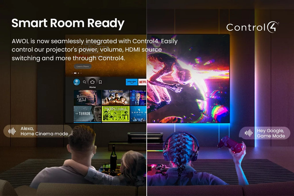 4K UHD Ultra Short Throw Triple Laser Projector with 2600 Peak Lumen M7662