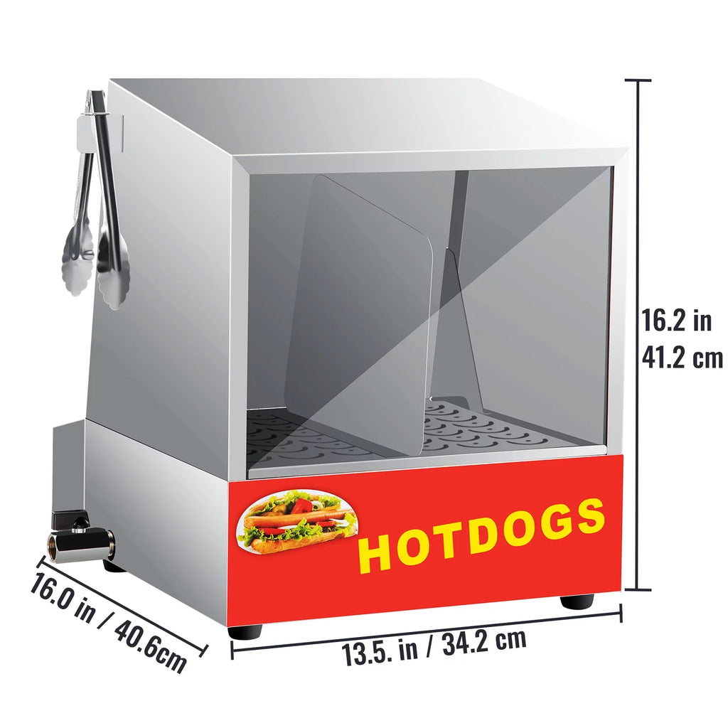 36L Stainless Steel Hot Dog Steamer R55693