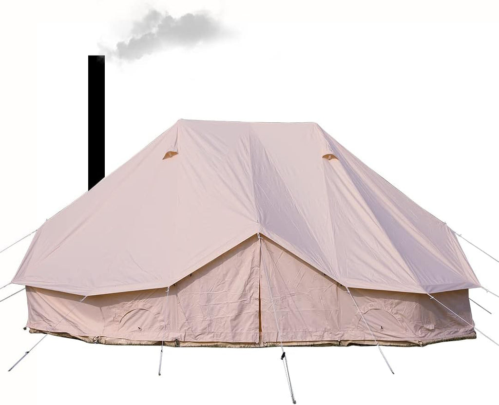 Large 4 Season Canvas Wall Tent with Stove Jack H577