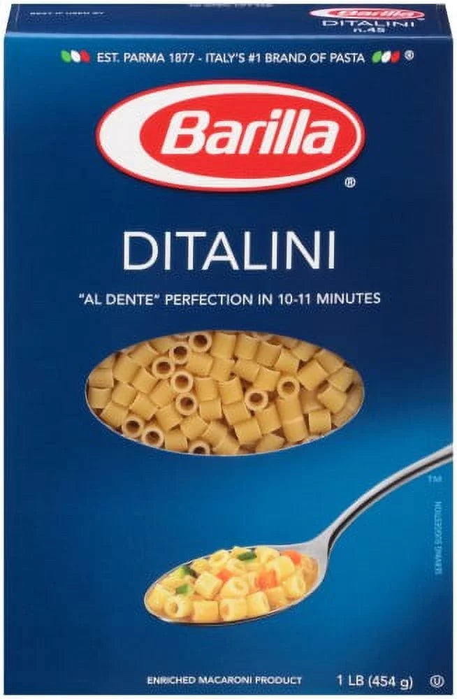 16 Oz Pack of 12 Ditalini Pasta T511285