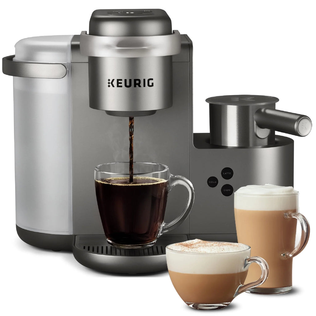 Single Serve K-Cup Pod Coffee, Latte and Cappuccino Maker, Nickel U967