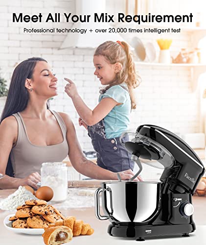 660W Tilt-Head Stand Mixer with 6.5 QT Stainless Steel Bowl N860208