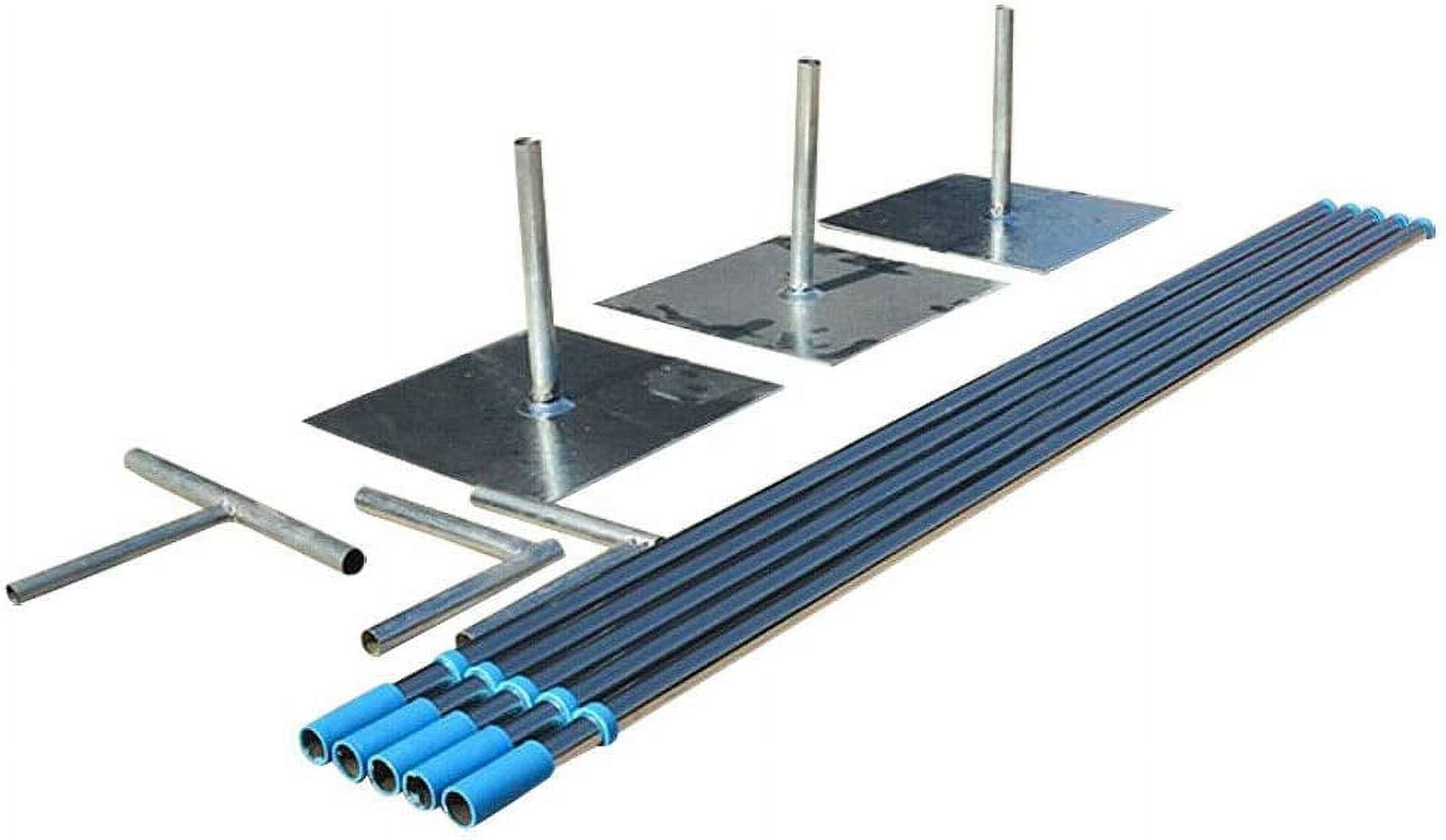 3x6m Adjustable Curved Pipe and Drape Backdrop Support Kit Stainless Steel L894