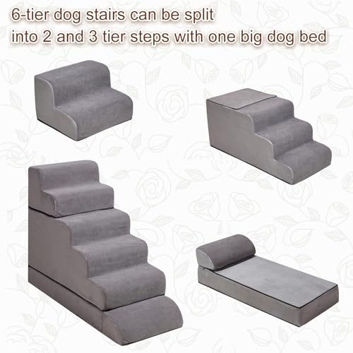 30 inch 6 Tier Non-Slip Pet Stairs D235