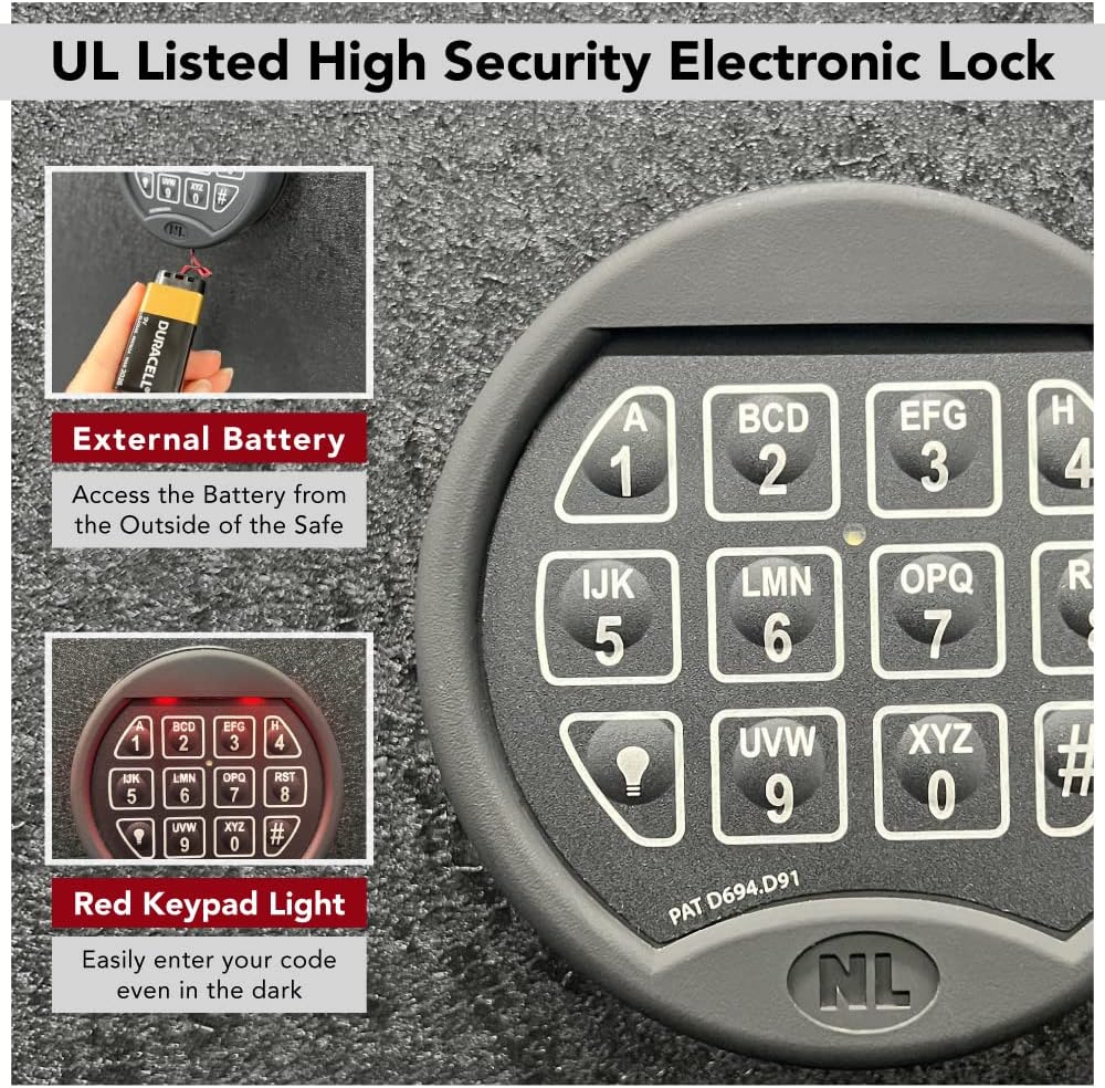 23 Long Gun Storage Safe with 30 Minute Fire Protection D35040