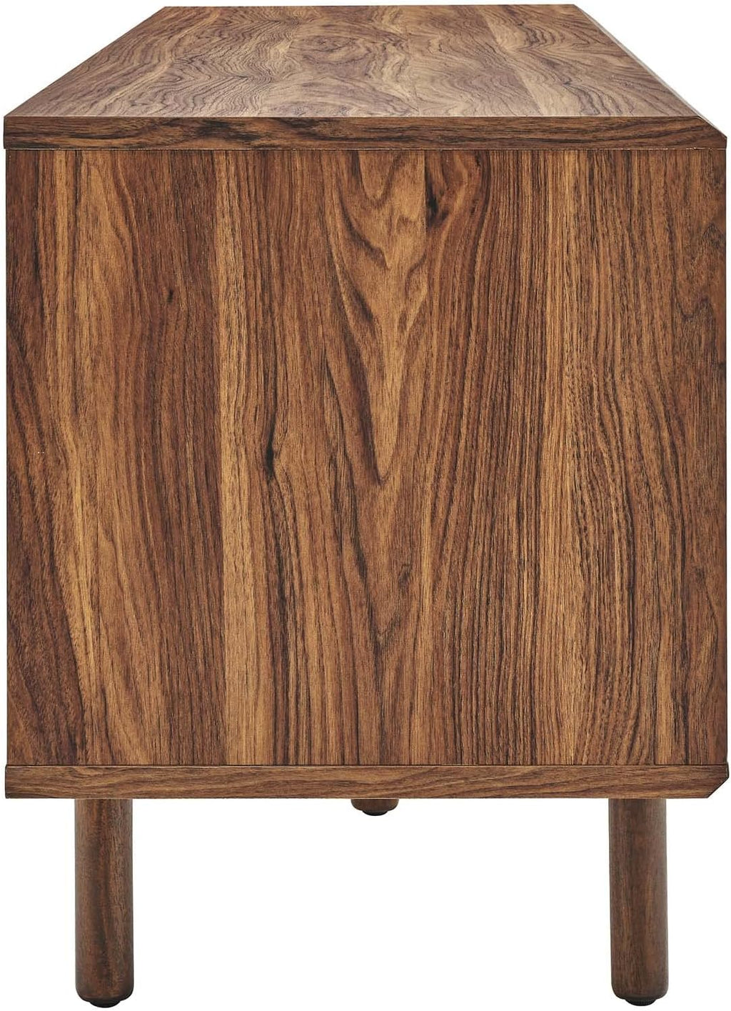 Walnut MDF Particleboard TV and Record Stand U373