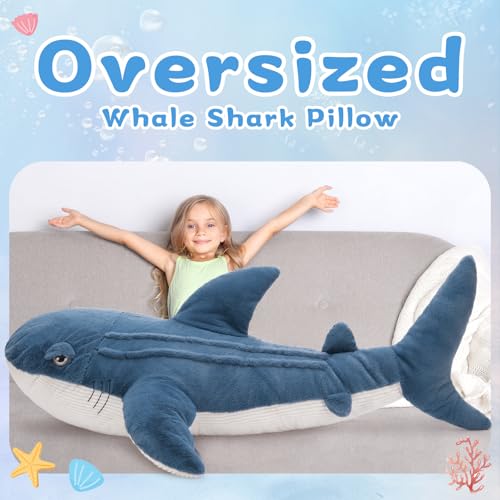 51 inch Giant Whale Shark Stuffed Animal Plush A2232
