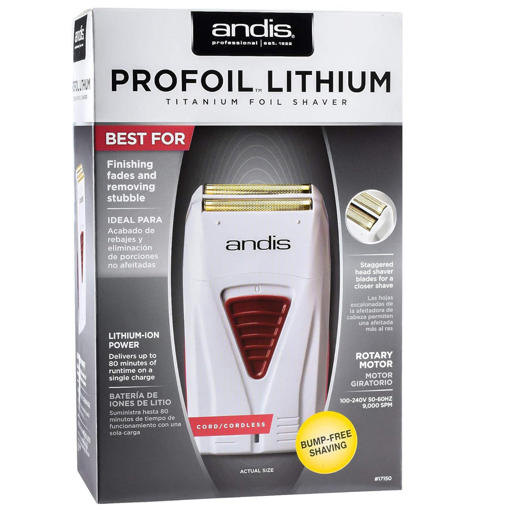 Cordless Titanium Foil Shaver with Cleaning Brush F376259