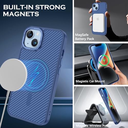 Carbon Fiber Pattern Case for iPhone 14 6.1 Inch W714