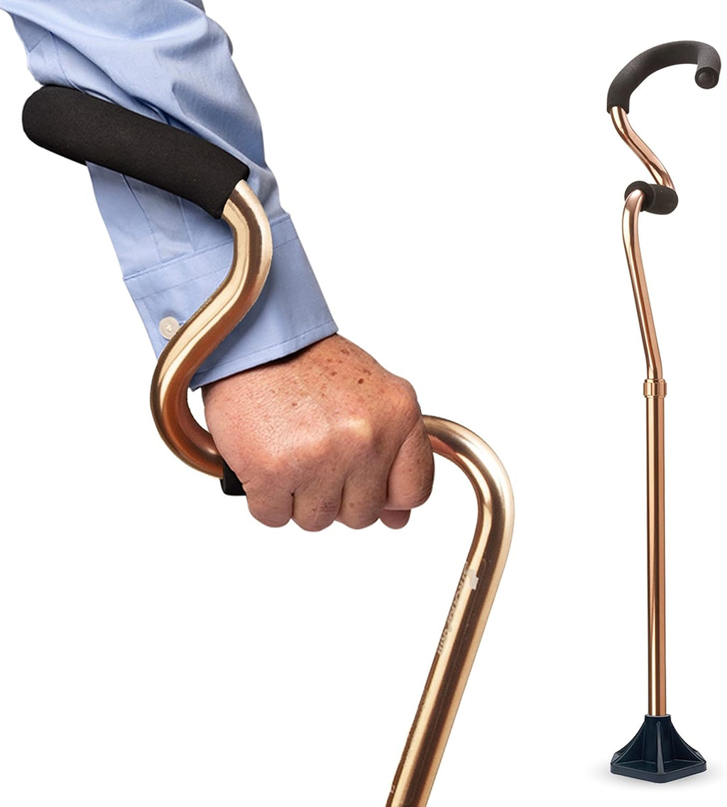 Black Lightweight Adjustable Walking Cane S7695