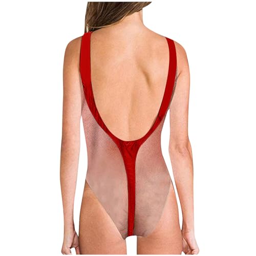 3D Print High Cut One Piece Swimwear I9583