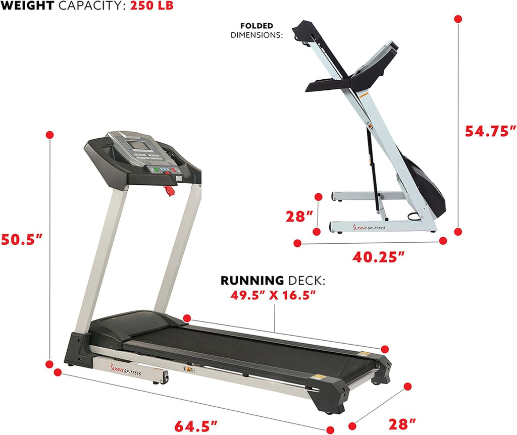 Grey Treadmill with Auto Incline L3643