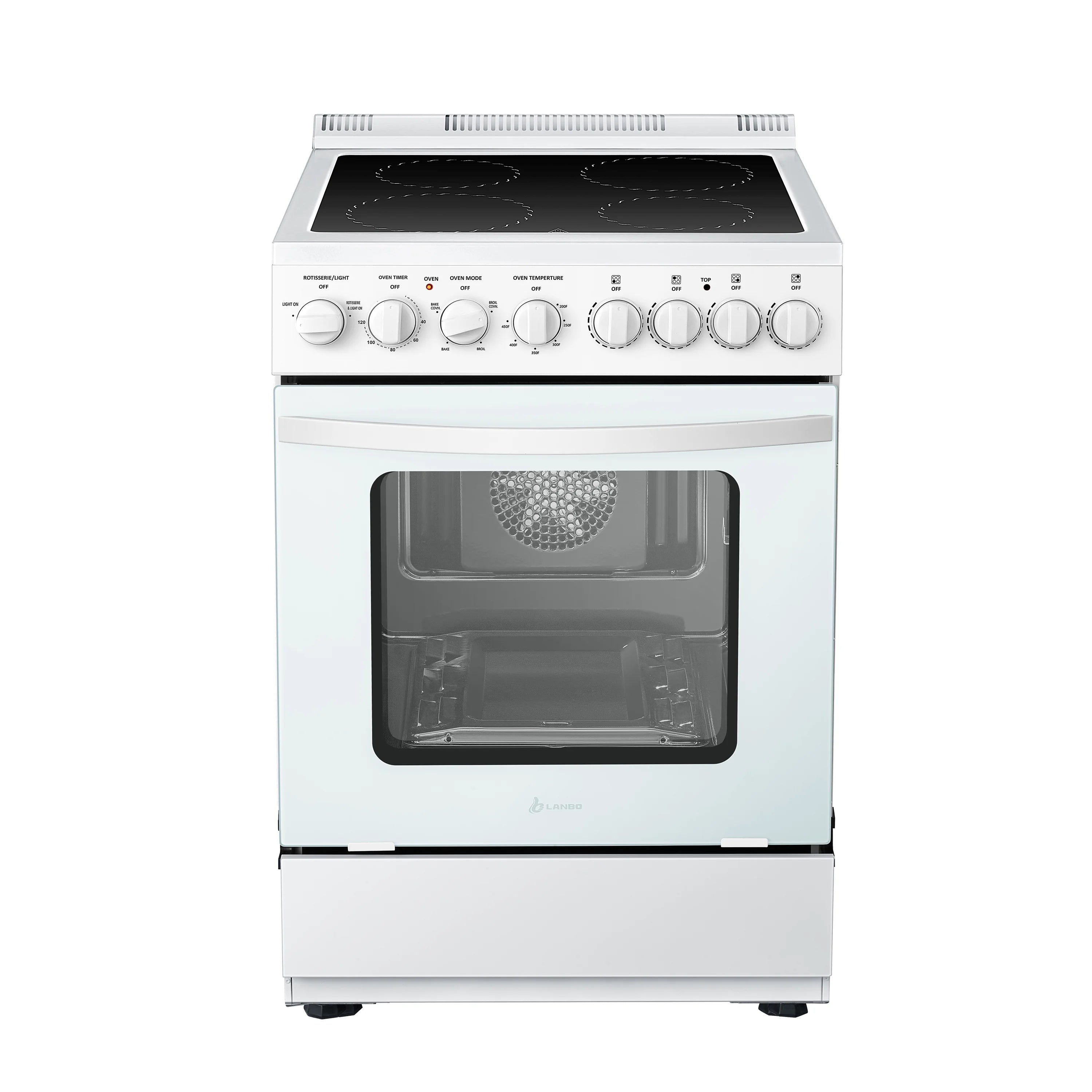 24 inch 2.9 Cu.ft. Freestanding Electric Range with Rotisserie and Convection Oven Y603500