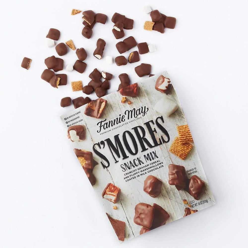 Milk Chocolate Covered Mini Marshmallows and Graham Cereal, 18oz Bag S270877