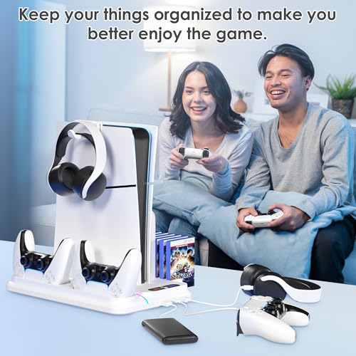 PS5 Cooling Station with Dual Controller Charger D4667