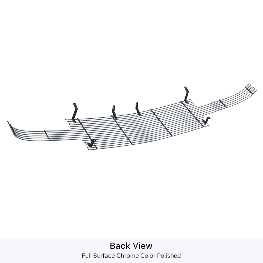 Full Face Stainless Steel Chrome Billet Grille Grill Insert S765