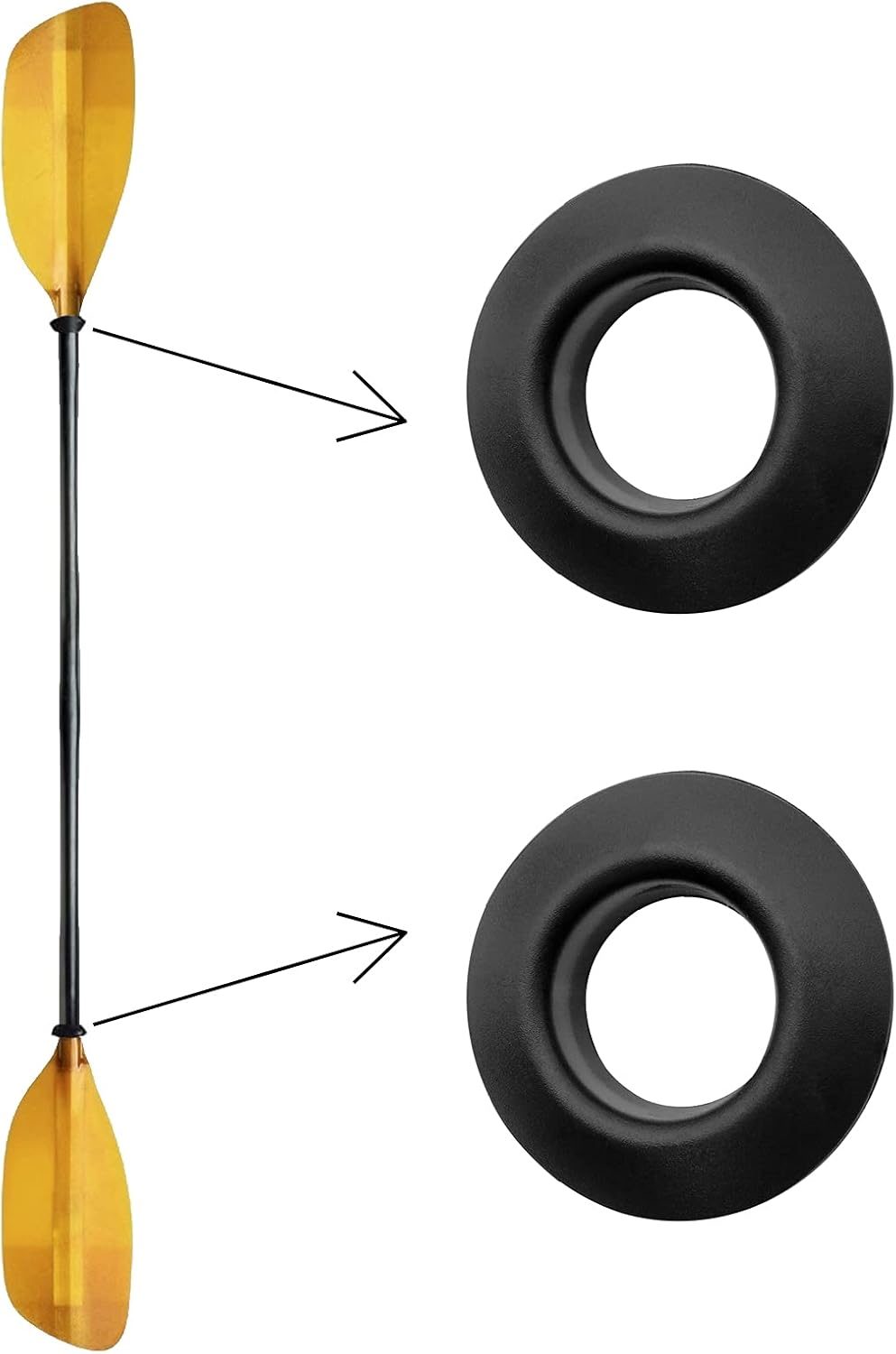 6 Pack Kayak Paddle Drip Rings R73905