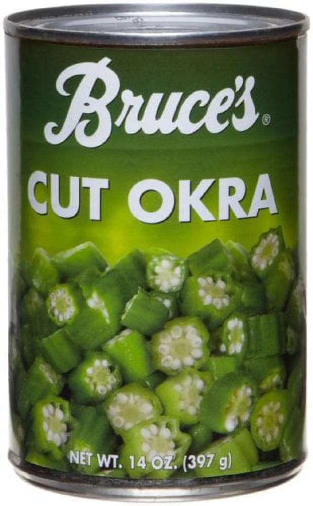 14 Oz Cans Okra, Quantity of 12 Y208