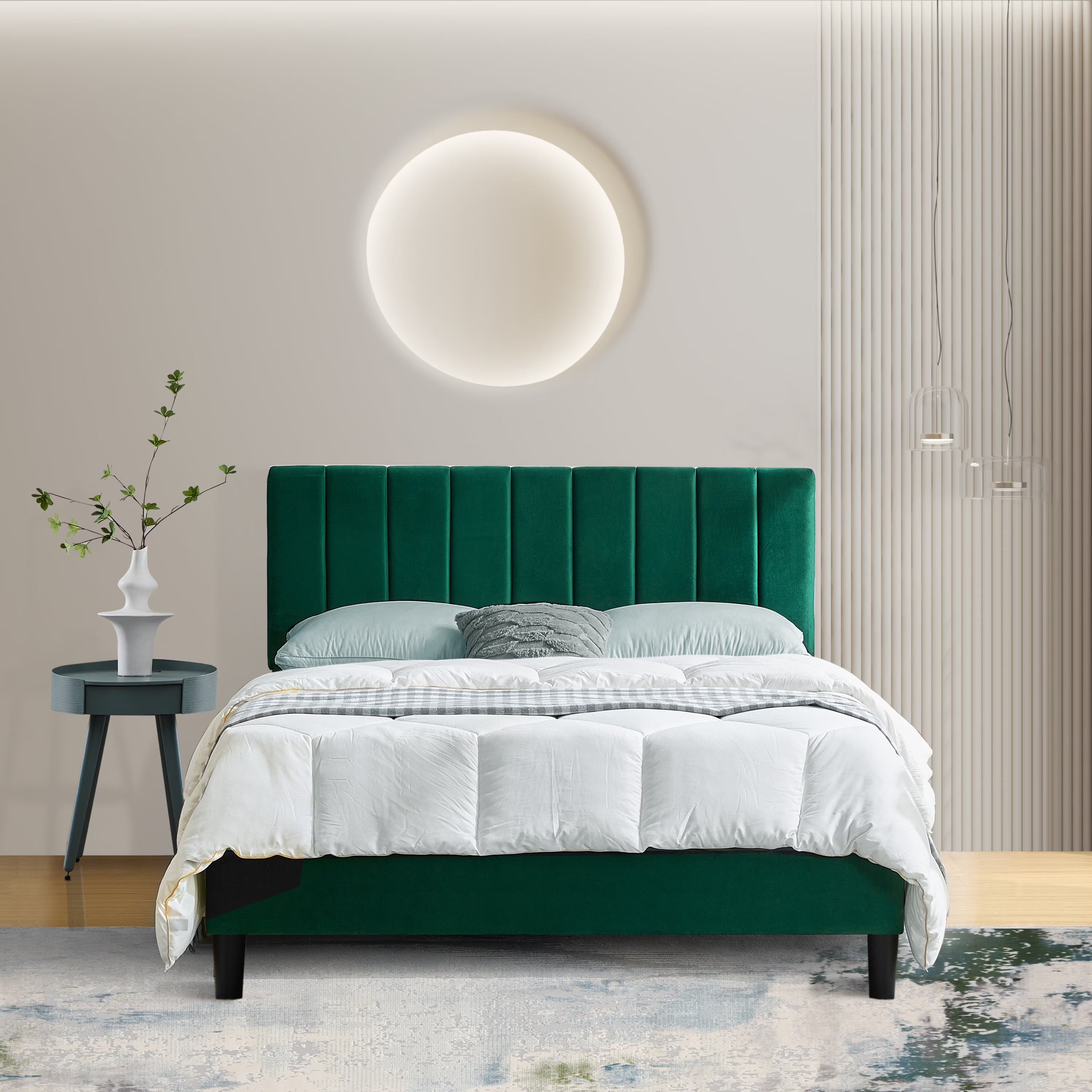 Green Platform Bed Frame T69123