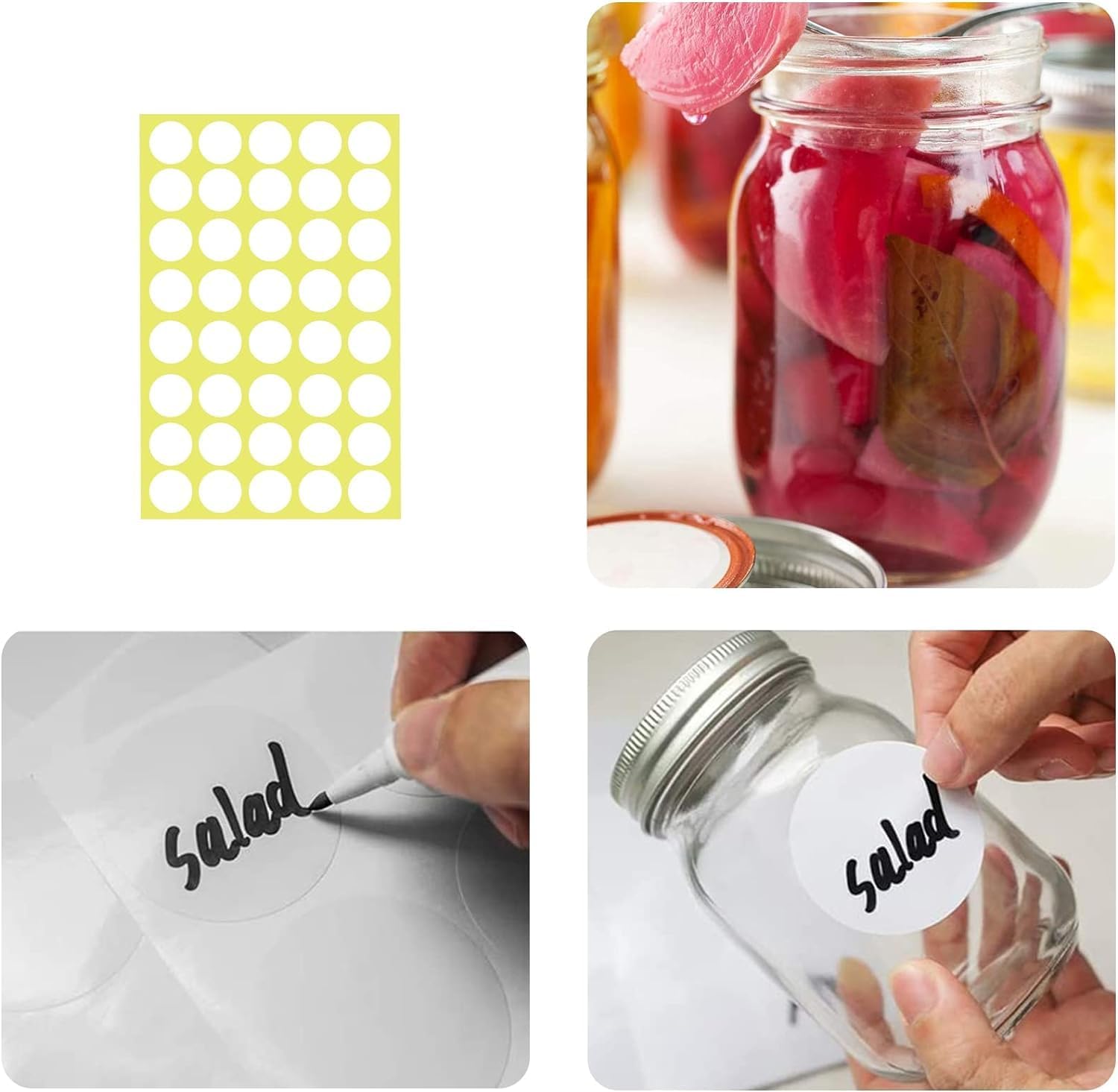 12 Pack 16 oz Clear Glass Mason Jars with Airtight Lids and Bands K1222