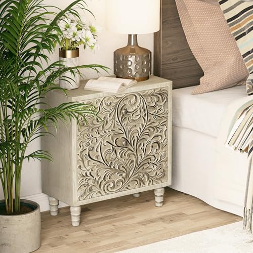 3 Drawer Weathered White Farmhouse Dresser R507