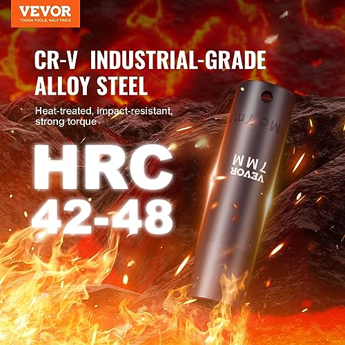 23 Piece SAE Metric Cr-V Alloy Steel Impact Socket Set with Storage Case X901535