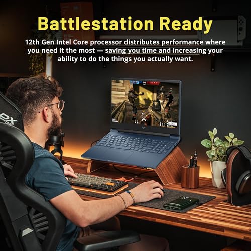 15.6" 144Hz FHD Gaming Laptop, Intel i5-12450H, 32GB RAM, 1TB PCIe SSD, NVIDIA GeForce RTX 3050, Backlit Keyboard, Win 11 Pro, Blue Y762