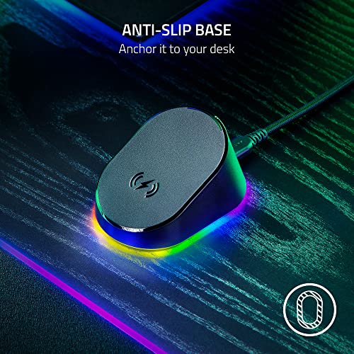 Wireless Gaming Mouse with Interchangeable Side Plate, 20K DPI Optical Sensor, Chroma RGB Lighting W2954